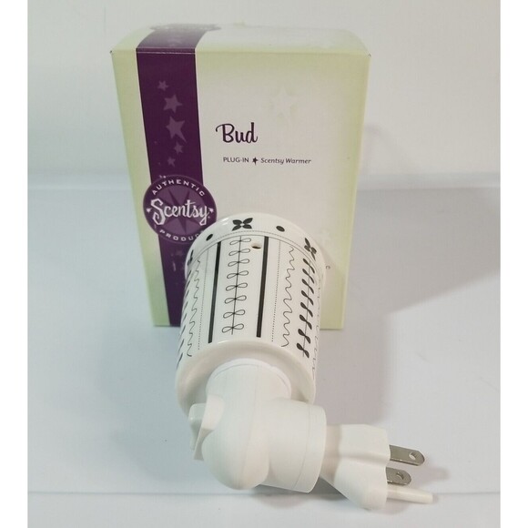 NEW Retired Scentsy Original Box "Bud" Plug-In Wall Wax Warmer Bulb Included - Picture 2 of 7
